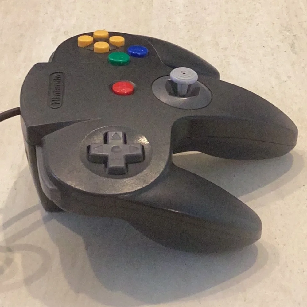 Genuine Nintendo 64 Controller Tight Stick OEM N64 Black Original Authentic